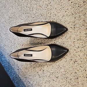 EUC Nine West sz 9 black heels